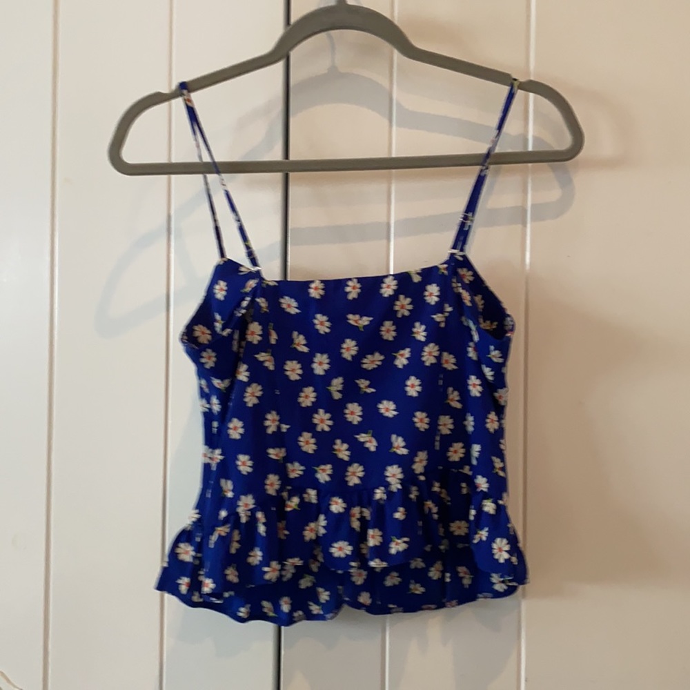 Daisy Ruffled Crop Cami - Picture 3 of 3